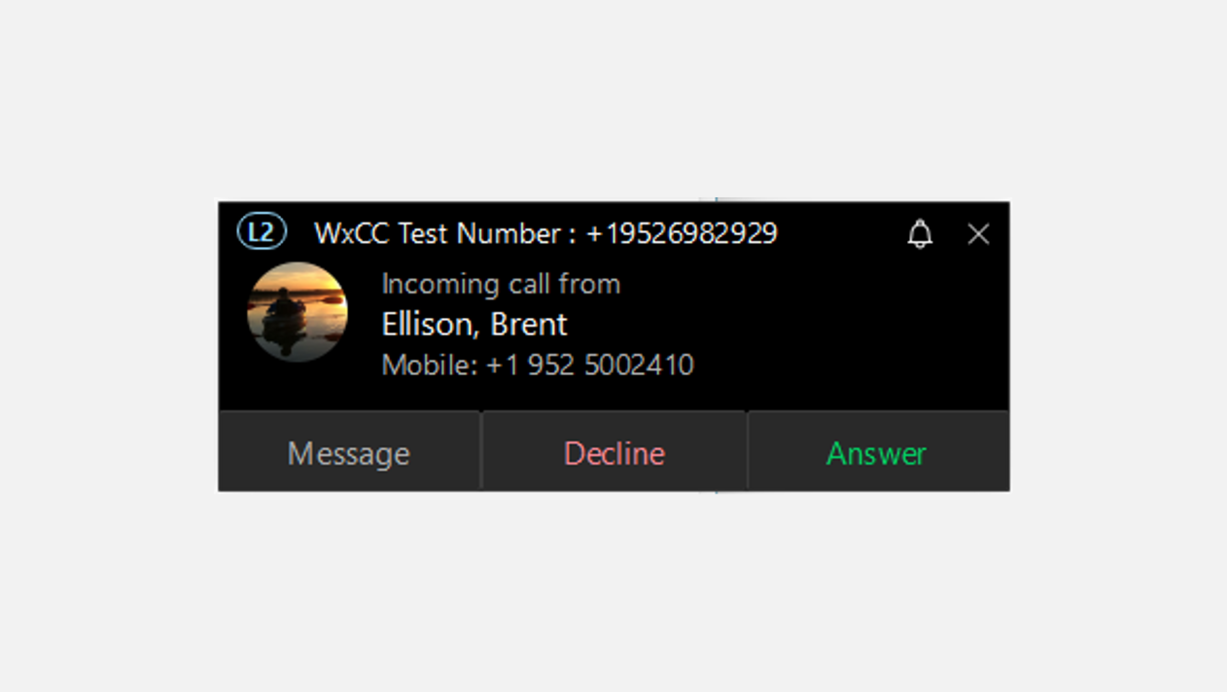 Chapter 2 Step 3: Answering a call